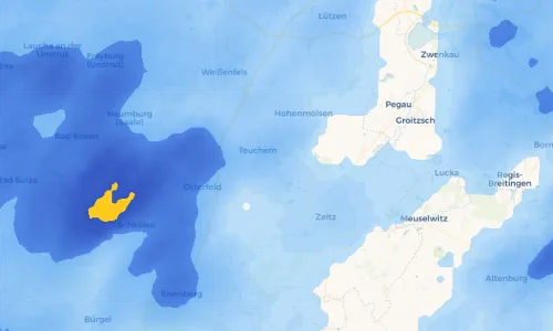 Regenradar Vorschaubild - Aktuelle Niederschläge in Trebnitz-Siedlung und Umgebung