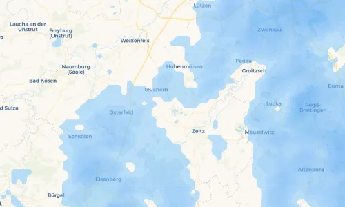 Regenradar Vorschaubild - Aktuelle Niederschläge in Trebnitz und Umgebung