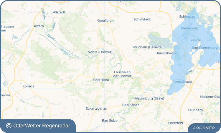 OtterWetter Regenradar-Widget Tröbsdorf
