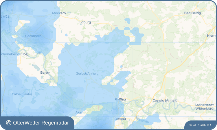 OtterWetter Regenradar-Widget Trüben