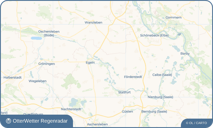 OtterWetter Regenradar-Widget Unseburg