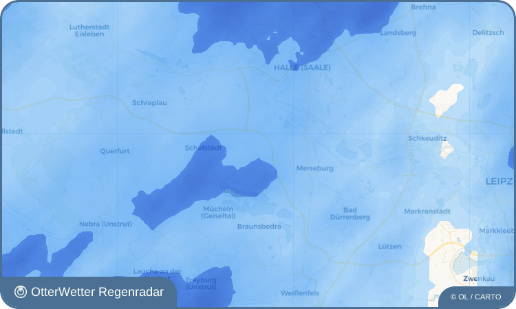OtterWetter Regenradar-Widget Unterkriegstedt