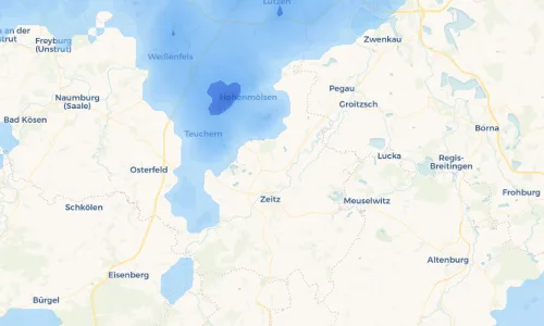 Regenradar Vorschaubild - Aktuelle Niederschläge in Unterschwöditz und Umgebung