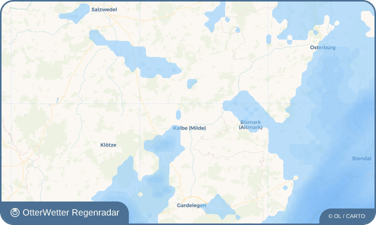 OtterWetter Regenradar-Widget Vahrholz
