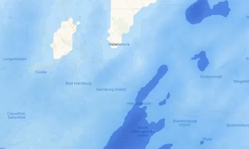 Regenradar Vorschaubild - Aktuelle Niederschläge in Veckenstedt und Umgebung