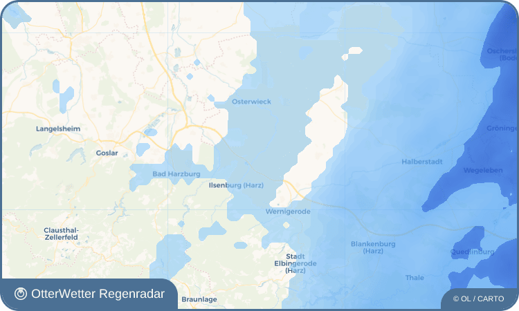OtterWetter Regenradar-Widget Veckenstedt