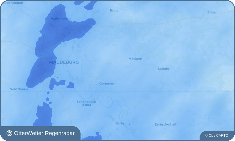 OtterWetter Regenradar-Widget Vehlitz
