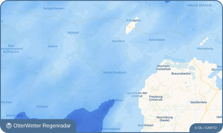 OtterWetter Regenradar-Widget Vitzenburg