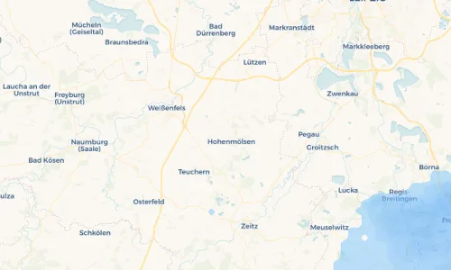 Regenradar-Vorschau: aktuelle Niederschläge in Wählitz und Umgebung
