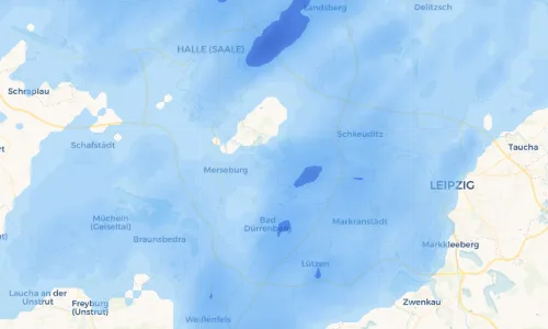 Regenradar Vorschaubild - Aktuelle Niederschläge in Wallendorf (Luppe) und Umgebung