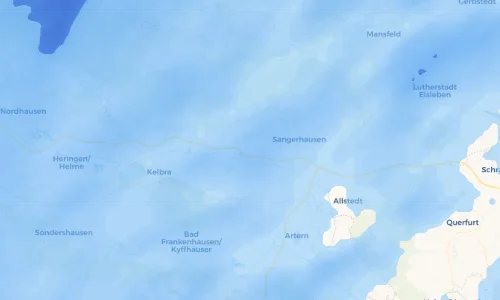 Regenradar Vorschaubild - Aktuelle Niederschläge in Wallhausen und Umgebung