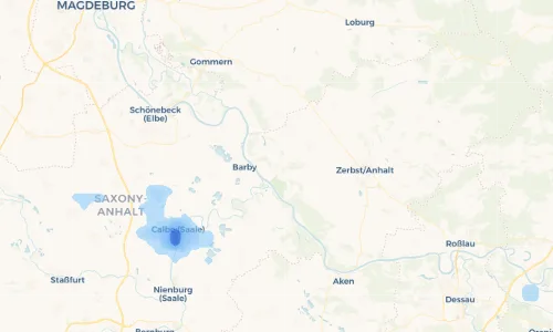 Regenradar Vorschaubild - Aktuelle Niederschläge in Walternienburg und Umgebung