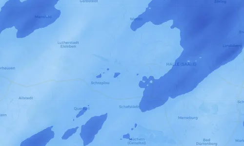 Regenradar Vorschaubild - Aktuelle Niederschläge in Wansleben am See und Umgebung