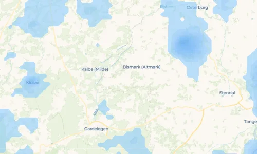 Regenradar Vorschaubild - Aktuelle Niederschläge in Wartenberg und Umgebung