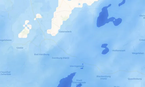 Regenradar Vorschaubild - Aktuelle Niederschläge in Wasserleben und Umgebung
