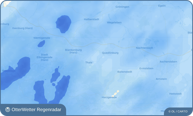 Widget-Vorschau für Weddersleben Wetter-Widget-Vorschau mit Vorhersagedaten für Weddersleben