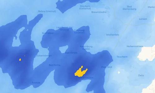 Regenradar Vorschaubild - Aktuelle Niederschläge in Weinberge und Umgebung