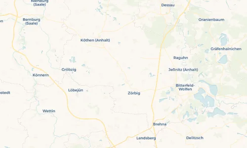 Regenradar-Vorschau: aktuelle Niederschläge in Weißandt-Gölzau und Umgebung