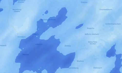 Regenradar Vorschaubild - Aktuelle Niederschläge in Weißandt und Umgebung