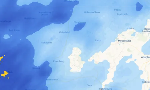 Regenradar Vorschaubild - Aktuelle Niederschläge in Weißenborn und Umgebung