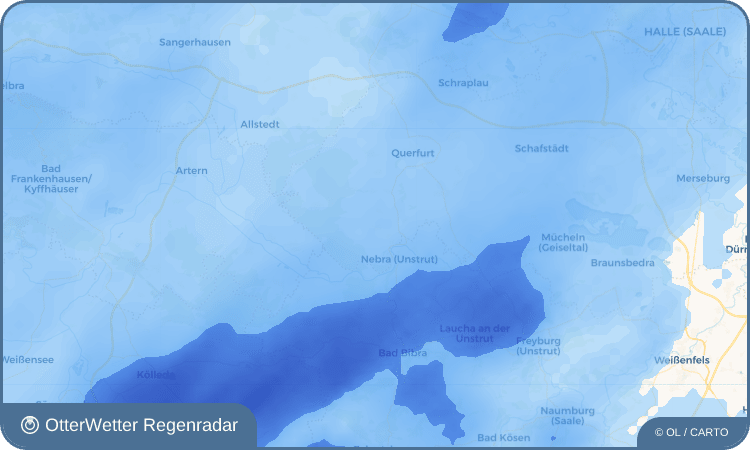 OtterWetter Regenradar-Widget Weißenschirmbach