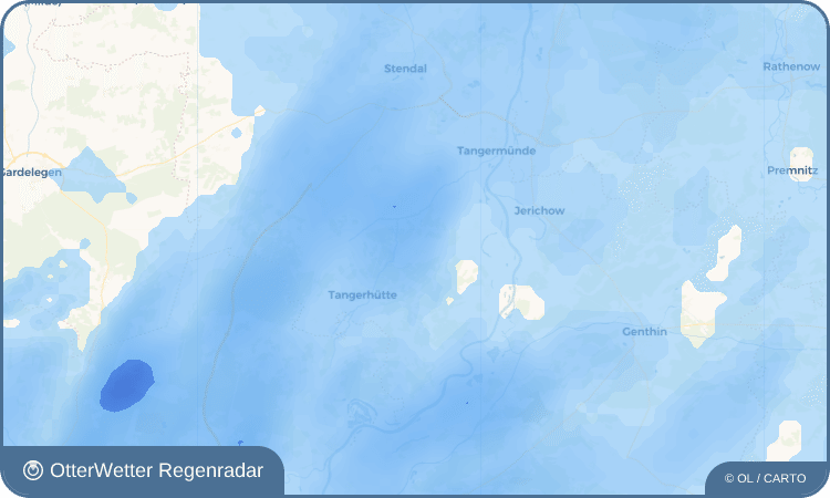 OtterWetter Regenradar-Widget Weißewarte