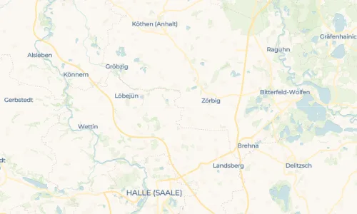 Regenradar-Vorschau: aktuelle Niederschläge in Werben und Umgebung
