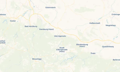Regenradar-Vorschau: aktuelle Niederschläge in Wernigerode und Umgebung