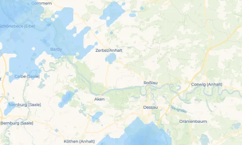 Regenradar Vorschaubild - Aktuelle Niederschläge in Wertlau und Umgebung