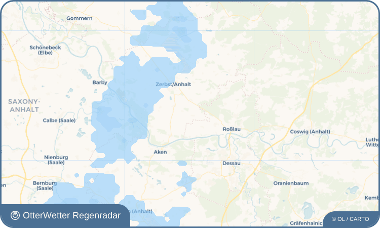 OtterWetter Regenradar-Widget Wertlau