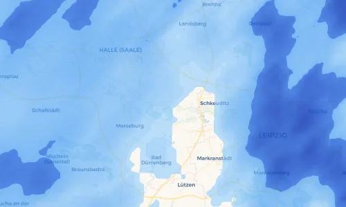 Regenradar Vorschaubild - Aktuelle Niederschläge in Weßmar und Umgebung
