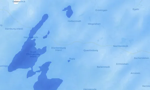 Regenradar Vorschaubild - Aktuelle Niederschläge in Westerhausen und Umgebung