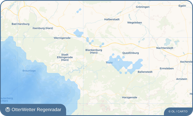 OtterWetter Regenradar-Widget Wienrode