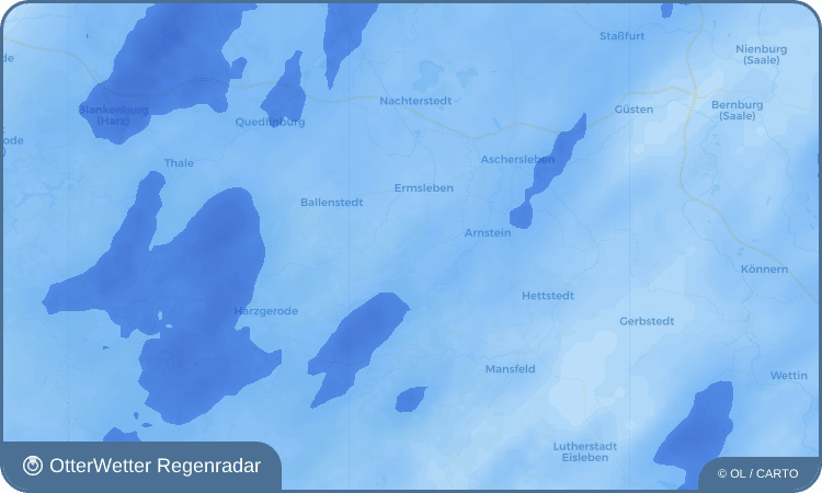 OtterWetter Regenradar-Widget Wieserode
