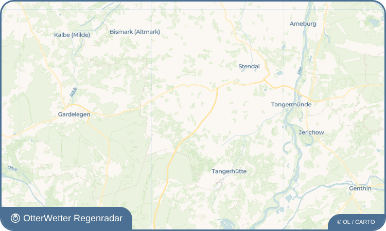 Wetter-Widget-Vorschau mit Vorhersagedaten für Windberge