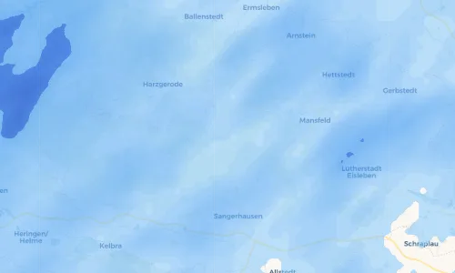 Regenradar Vorschaubild - Aktuelle Niederschläge in Wippra und Umgebung