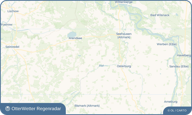 OtterWetter Regenradar-Widget Wohlenberg