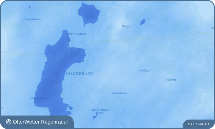 OtterWetter Regenradar-Widget Woltersdorf