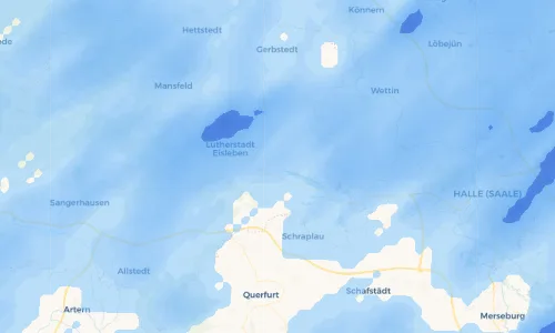 Regenradar Vorschaubild - Aktuelle Niederschläge in Wormsleben und Umgebung