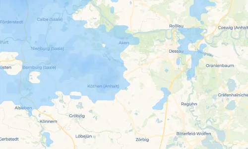 Regenradar Vorschaubild - Aktuelle Niederschläge in Würflau und Umgebung