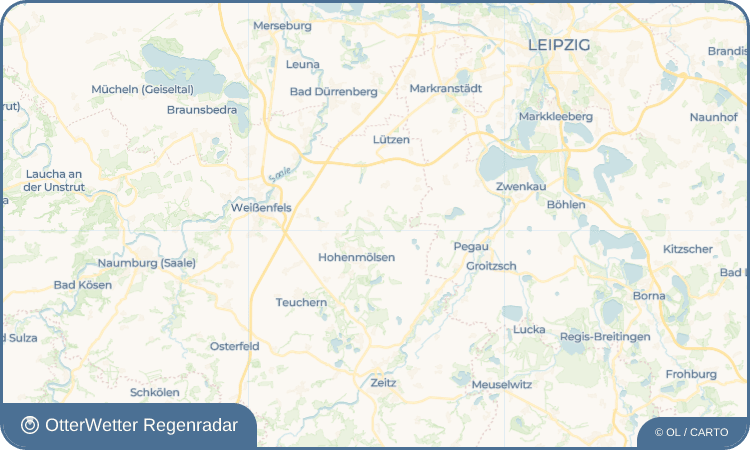 OtterWetter Regenradar-Widget Wuschlaub