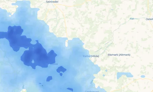 Regenradar-Vorschau: aktuelle Niederschläge in Wustrewe und Umgebung