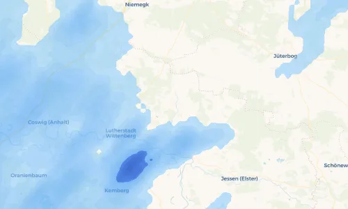Regenradar Vorschaubild - Aktuelle Niederschläge in Zahna und Umgebung