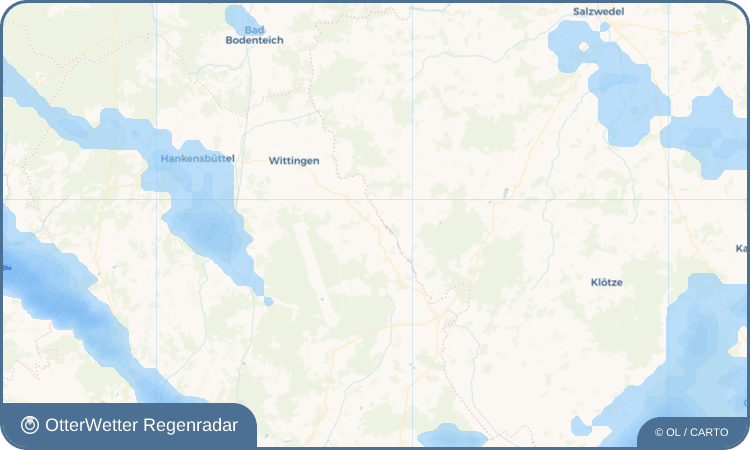 OtterWetter Regenradar-Widget Zasenbeck