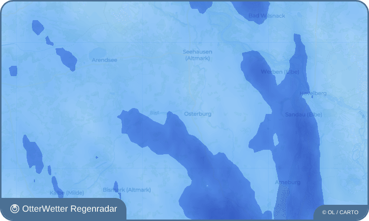 OtterWetter Regenradar-Widget Zedau