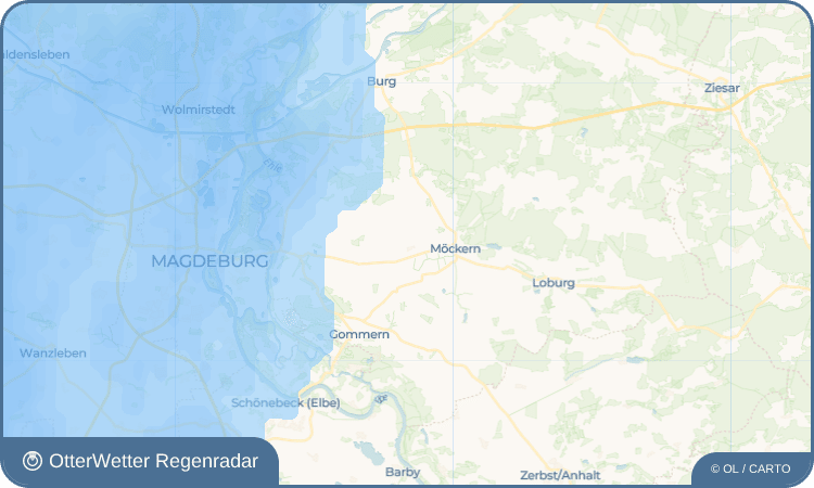 OtterWetter Regenradar-Widget Zeddenick