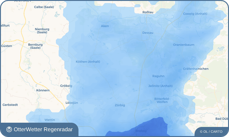 OtterWetter Regenradar-Widget Zehmigkau