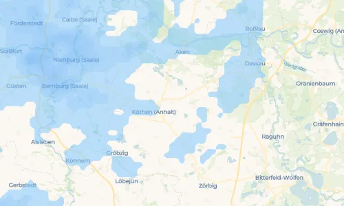 Regenradar Vorschaubild - Aktuelle Niederschläge in Zehringen und Umgebung