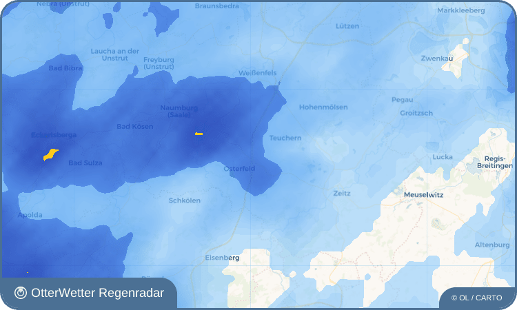OtterWetter Regenradar-Widget Zellschen