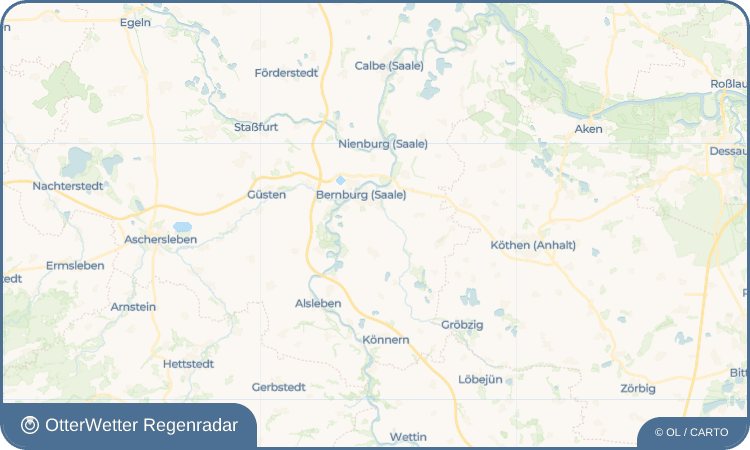 OtterWetter Regenradar-Widget Zepzig
